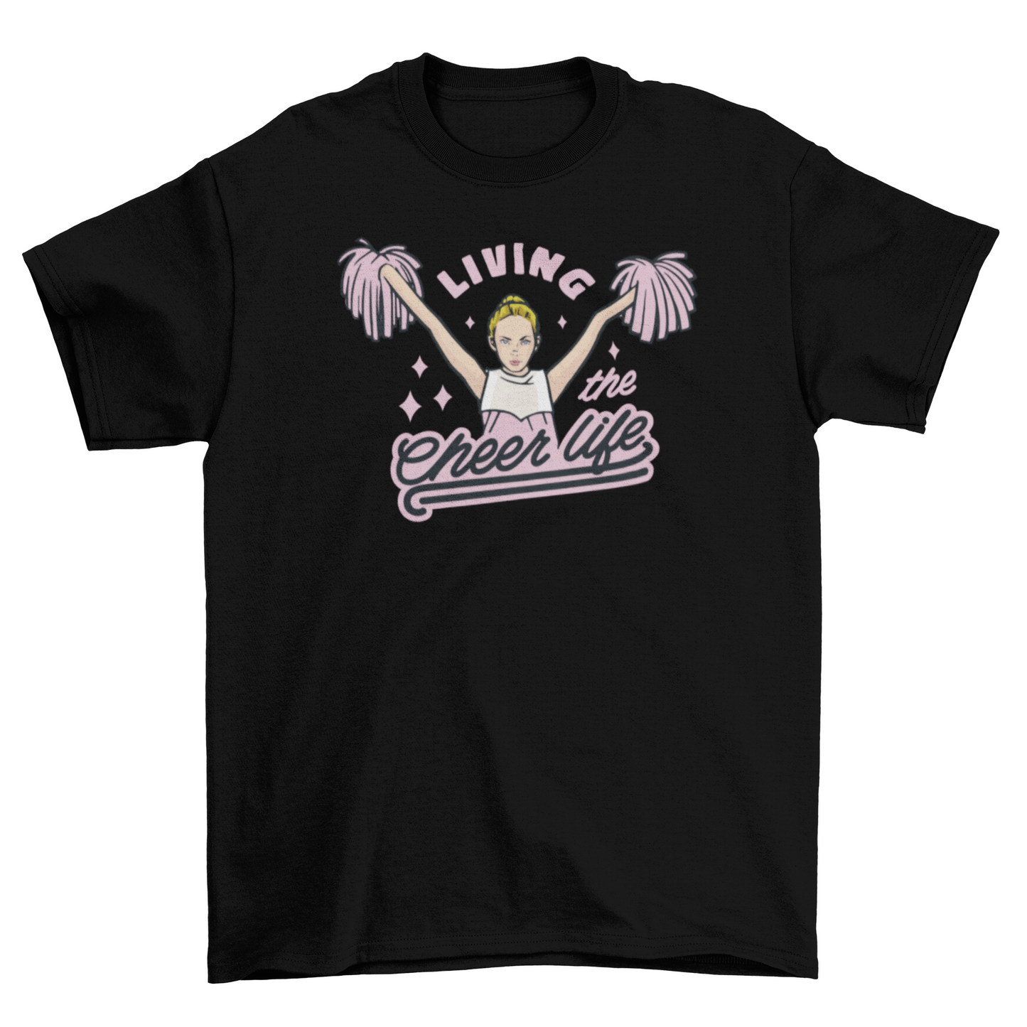 Cheerleader life girl t-shirt