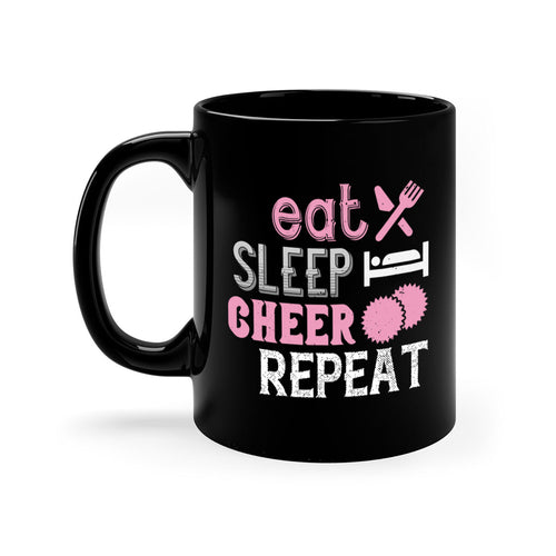 Eat sleep cheer reapet 1316#- football-Mug / Coffee Cup