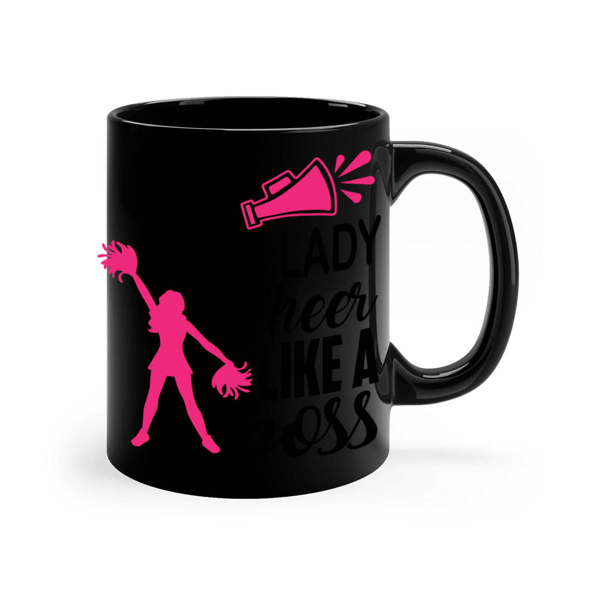 Act like a lady Cheer like a boss 1486#- cheer-Mug / Coffee Cup