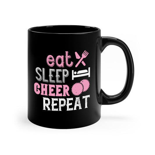 Eat sleep cheer reapet 1316#- football-Mug / Coffee Cup