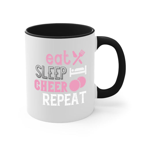 Eat sleep cheer reapet 1316#- football-Mug / Coffee Cup