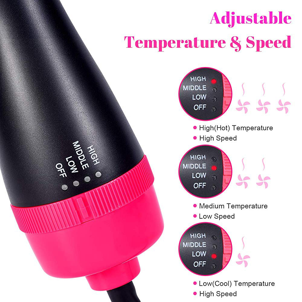 Hair Dryer 3 in 1 Hot Air Brush Styler and Volumizer Blow Dryer Salon