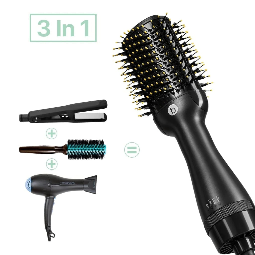 Hair Dryer 3 in 1 Hot Air Brush Styler and Volumizer Blow Dryer Salon