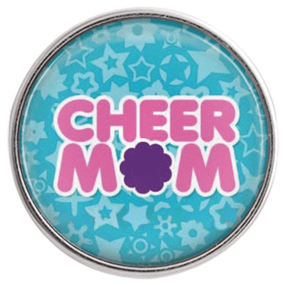 Mom - Cheer Mom - Cheer Love - Glass Dome Snap - Noosa Snap -