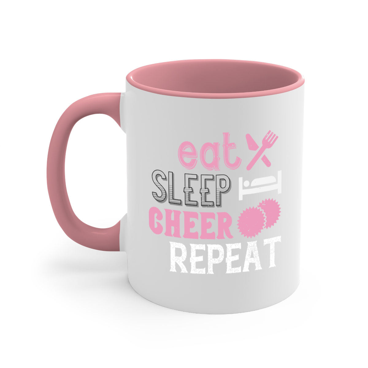 Eat sleep cheer reapet 1316#- football-Mug / Coffee Cup