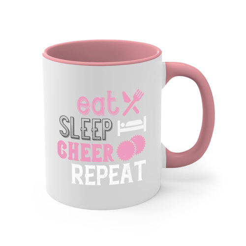 Eat sleep cheer reapet 1316#- football-Mug / Coffee Cup