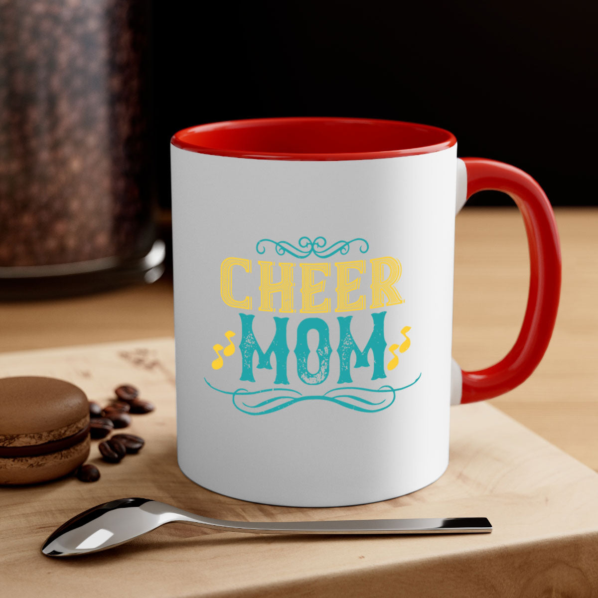 Cheer mom 1384#- football-Mug / Coffee Cup