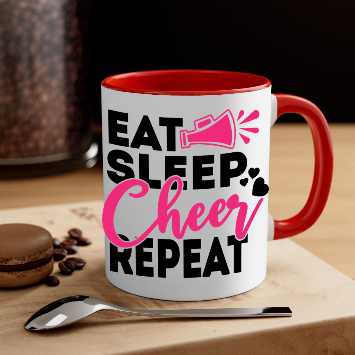 Eat Sleep Cheer Repeate 1315#- cheer-Mug / Coffee Cup