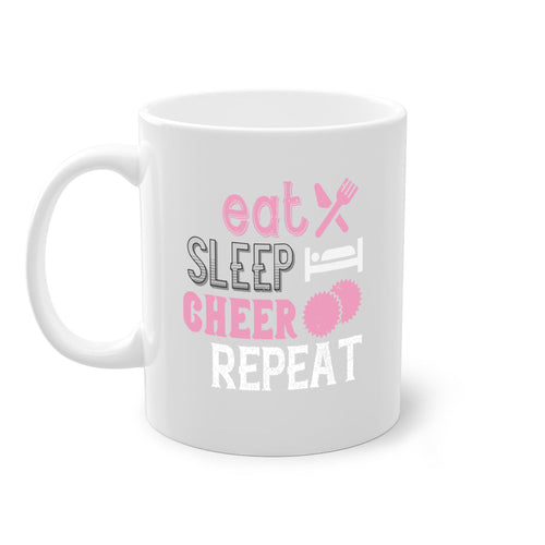 Eat sleep cheer reapet 1316#- football-Mug / Coffee Cup