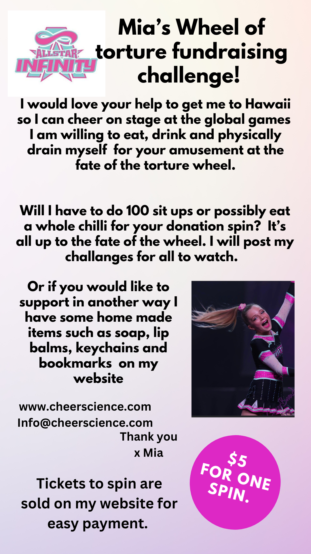 WHEEL OF TORTURE – CheerScience